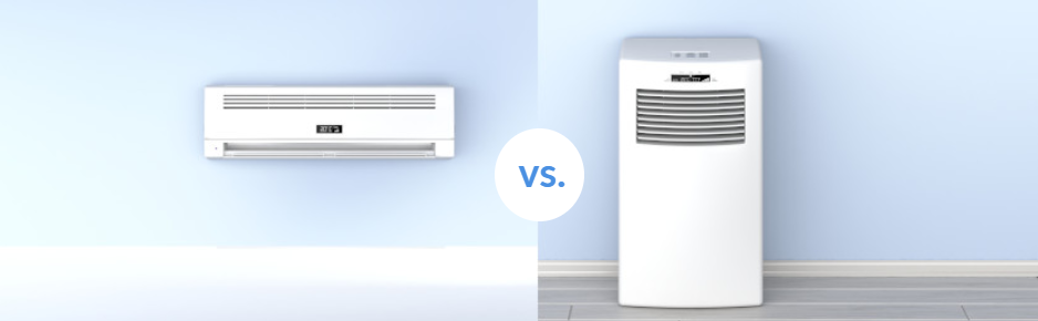 Comparison of AC Mini-Split Heat Pumps and Portable Air Conditioners