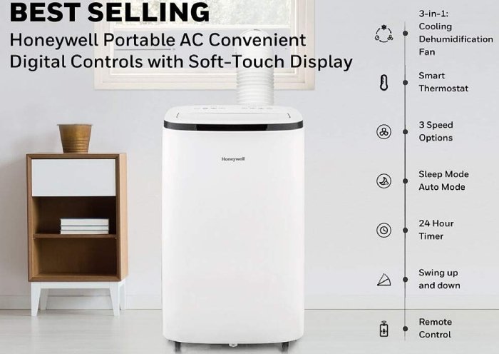 What Is The Cooling Capacity Of This Portable Air Conditioner?