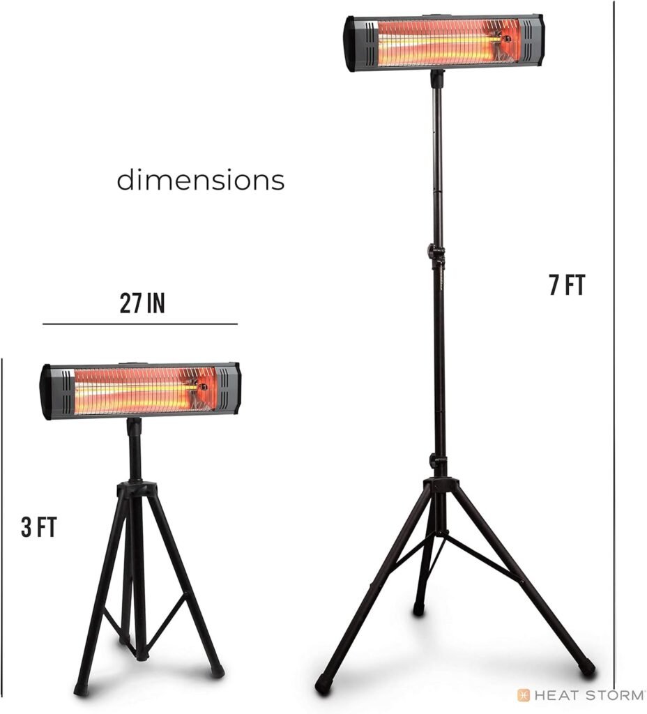 Heat Storm HS-1500-OTR Infrared Heater, 1500-watt