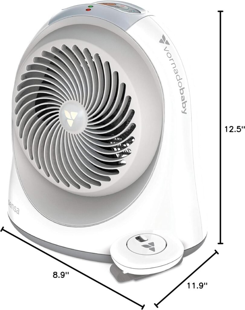 Vornadobaby Sensa Space Heater, White, Nursery