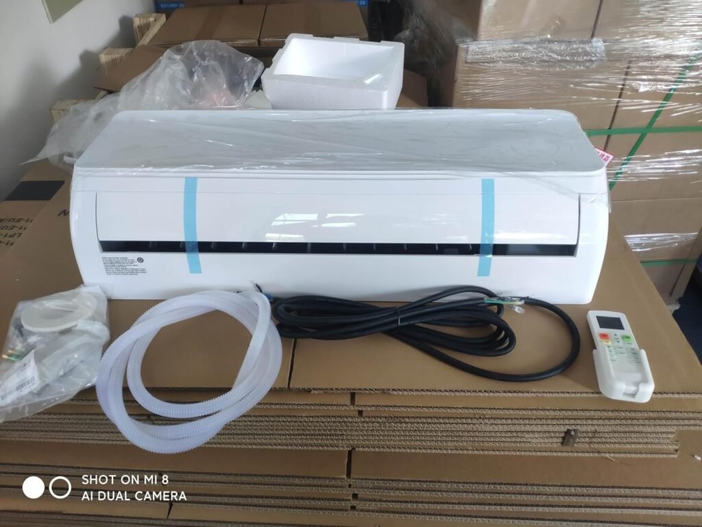 Jntech 12000BTU Solar ACDC Inverter Ductless Mini Split Air Conditioner With Heater